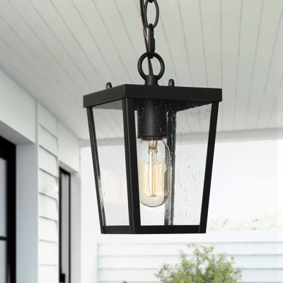 Dekotah 1-Light Outside Pendant Light Fixture For Gazebo, Patio, Entryway