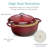 Enamel Cast-Iron Dutch Oven, Heavy-Duty Cookware w/ Dual Handles, Lid-94341764-65375903