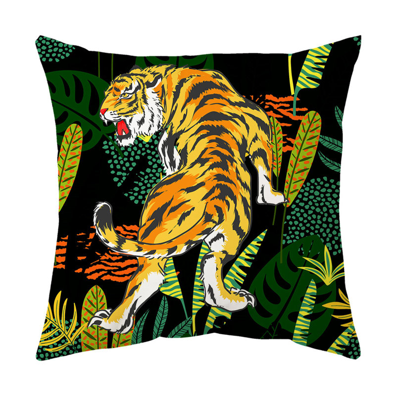 Indoor / Outdoor Animal Print Square Cushion Cover