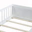 Lit plateforme simple au sol-1922462160