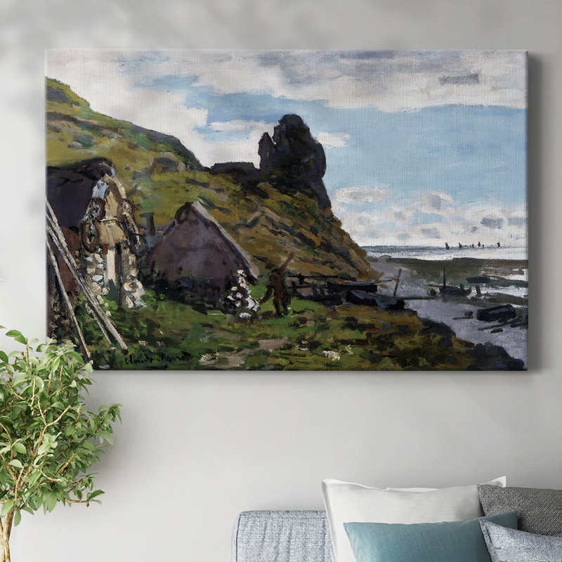 Cabins at Sainte-Gallery, toile tendue, H 12 po x l 18 po