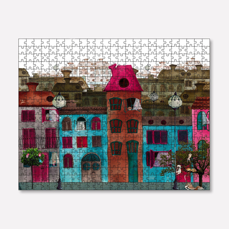 500 pièces en carton, 100% carton, 500 pièces, 18,9 x 13,4 pouces | Taille de la boîte: 13,2 po x 9,1 po x 2,0 po | Parfait pour le plaisir et la détente en famille, pièces durables de haute qualité pour un assemblage facile, cadeau idéal pour les amateurs de casse-tête