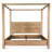 Xaydin Canopy Bed In Brushed Acacia-1990108012