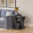 Cateline Geometric Floor Shelf End Table with Storage-280445109