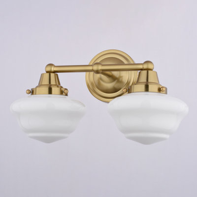 Luminaire de salle de bain traditionnel à 2 lumières de 15 po Eastgate Eastgate
