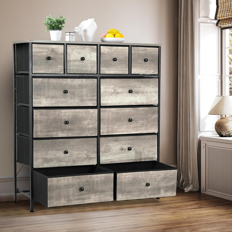 Anaih Storage Drawer, Black