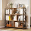 119cm H x 120cm W Metal Etagere Bookcase