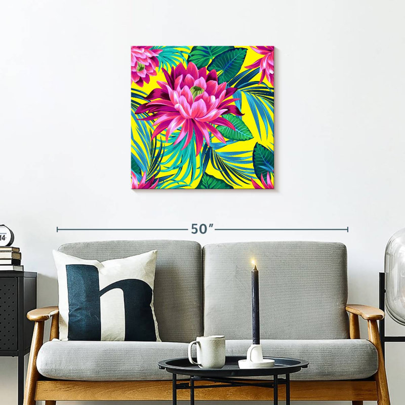 Harnek Tropical Water Lily, 24" H x 24" W