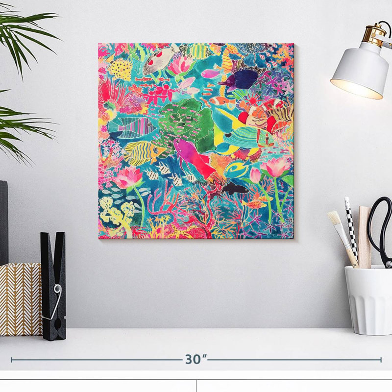 Brampt Underwater Rainbow, 16" H x 16" W