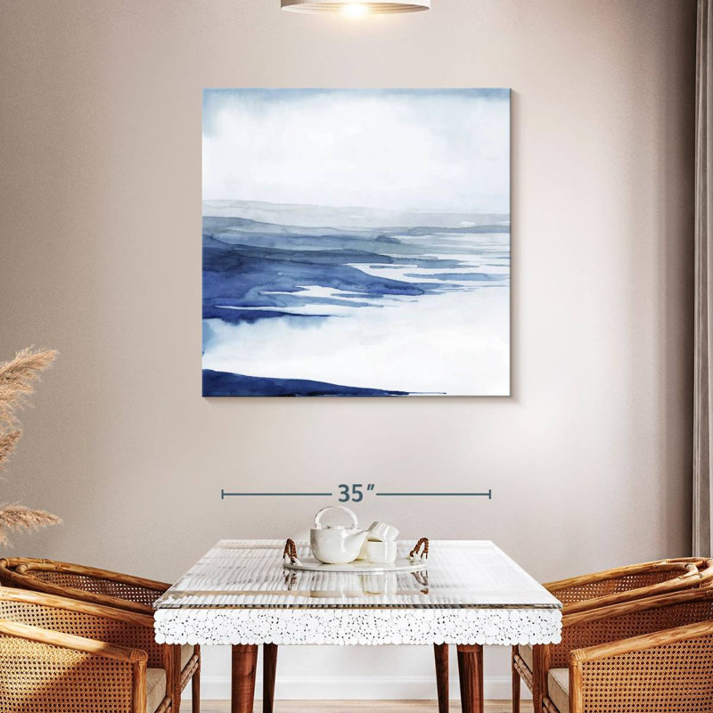 Avery Crystallized Lagoon I, 39" H x 39" W