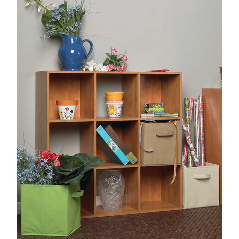 Closetmaid Cubeicals 28cm Fabric Cube Organisers with Handle, Green