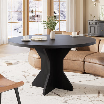 Extendable Solid Wood Base Dining Table