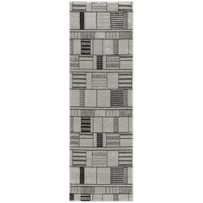 Faunsdale Black Grey Modern Indoor Rug
