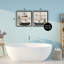 Ensemble de cadre flottant bleu pour salle de bain 2 pièces, design par Janet Tava-1394419562-1394419561