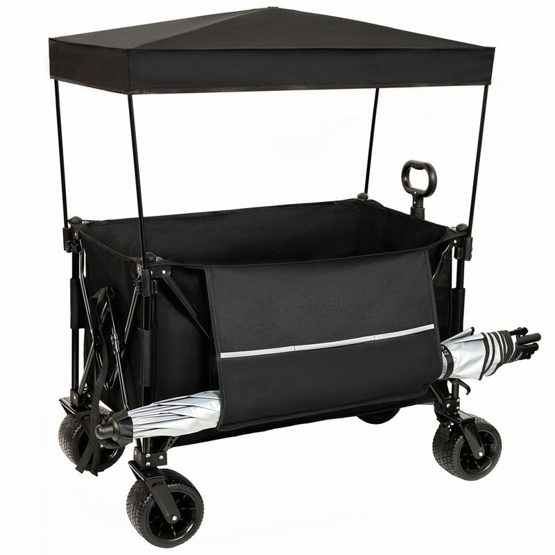 Collapsible Foldable Extended Wagon with canopy