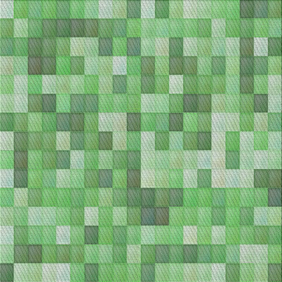 Tapis vert tissé à la machine