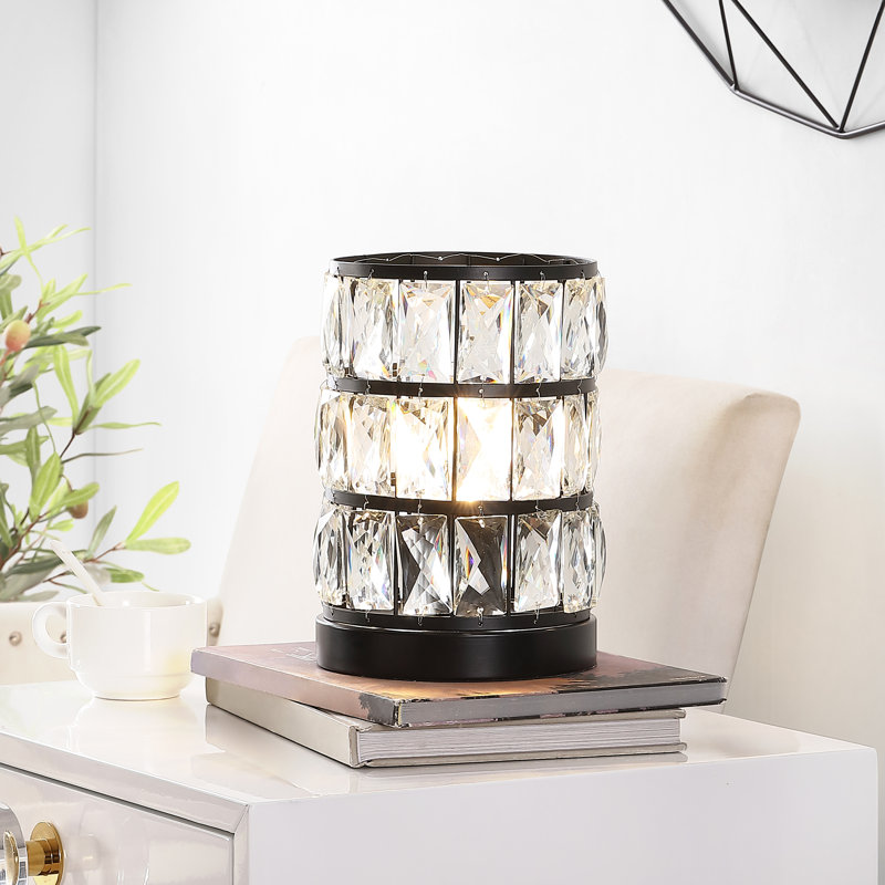 Lampe de table noire 9 po Luddy