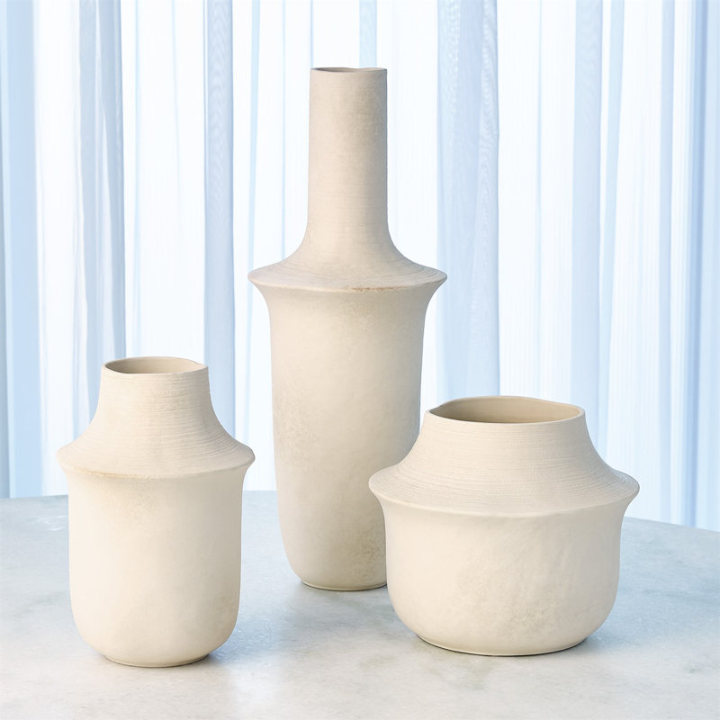 Fladis Vase-Matte Cream Marble-Low