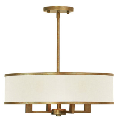 4 - Light Drum Chandelier