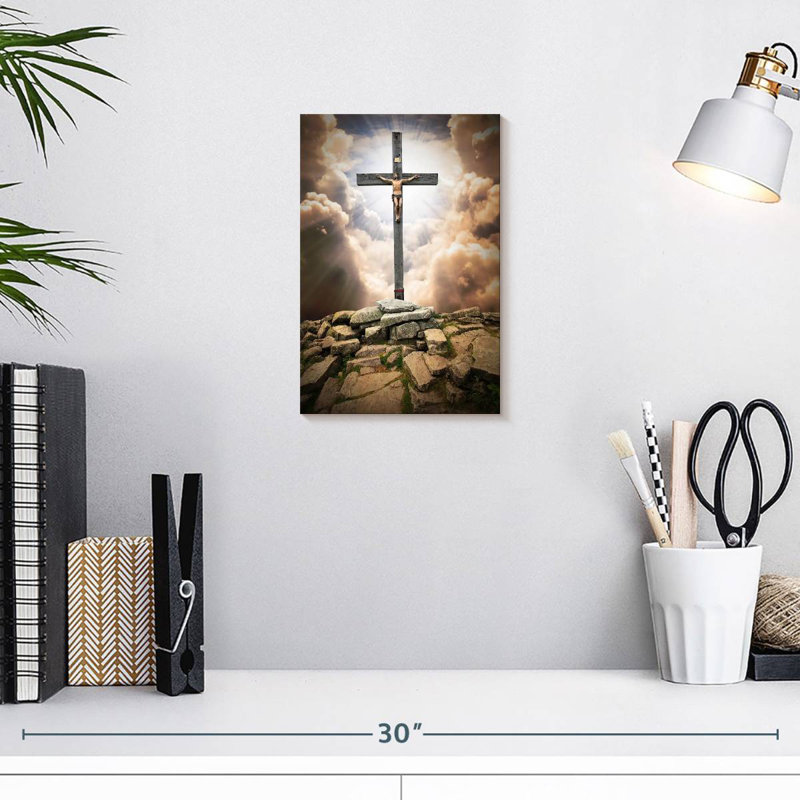 Adella Crucified Jesus Christ, 12" H x 8" W