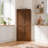Set Of 2 Corner Accent Cabinet with Doors Space-Saving Storage Accent Cabinet 16"Dx31"Wx72"H-1079218983-1079218976