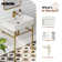 24 In. Ceramic White Rectangular Bathroom Console Sink With Legs And Overflow