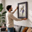 Iris in Bloom Botanical - Framed Print-1528346272-1528346275