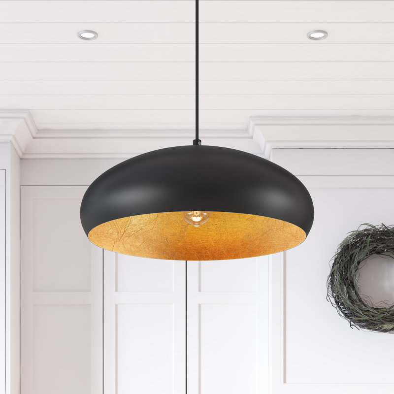 1-E26 Light 19.69 inch Large Dome Kitchen Pendant Light