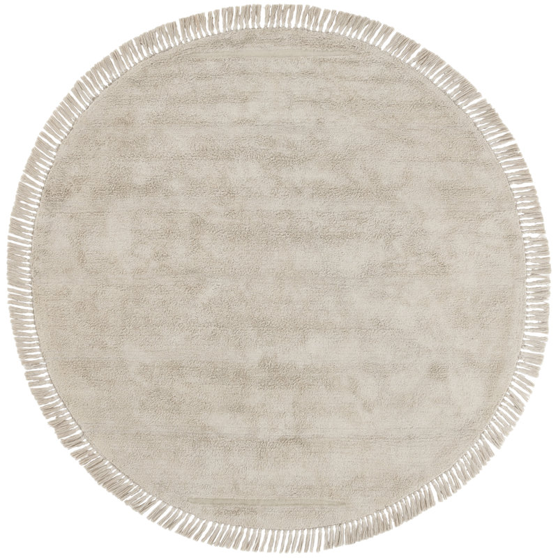 Tapis en coton Kyauna, Rond 6 pi