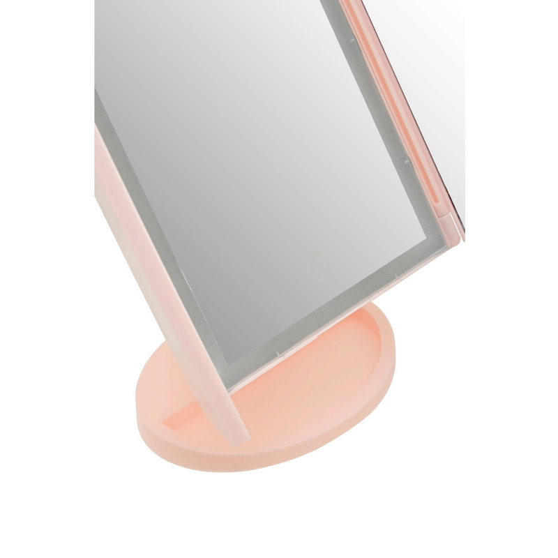 Auben Rectangle Floor Mirror, Pink