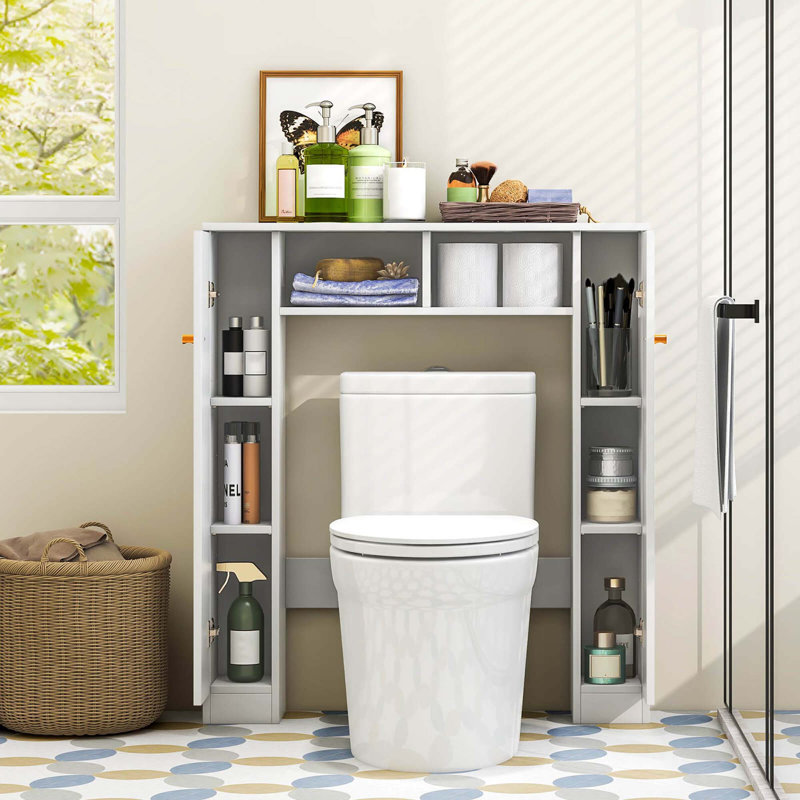 Rangement pour salle de bain Mincy, Blanc
