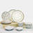 Daisy Chain 3 Piece Appetizer Plate Set