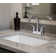 Two Handle Centerset Lavatory Faucet with Drain Assembly