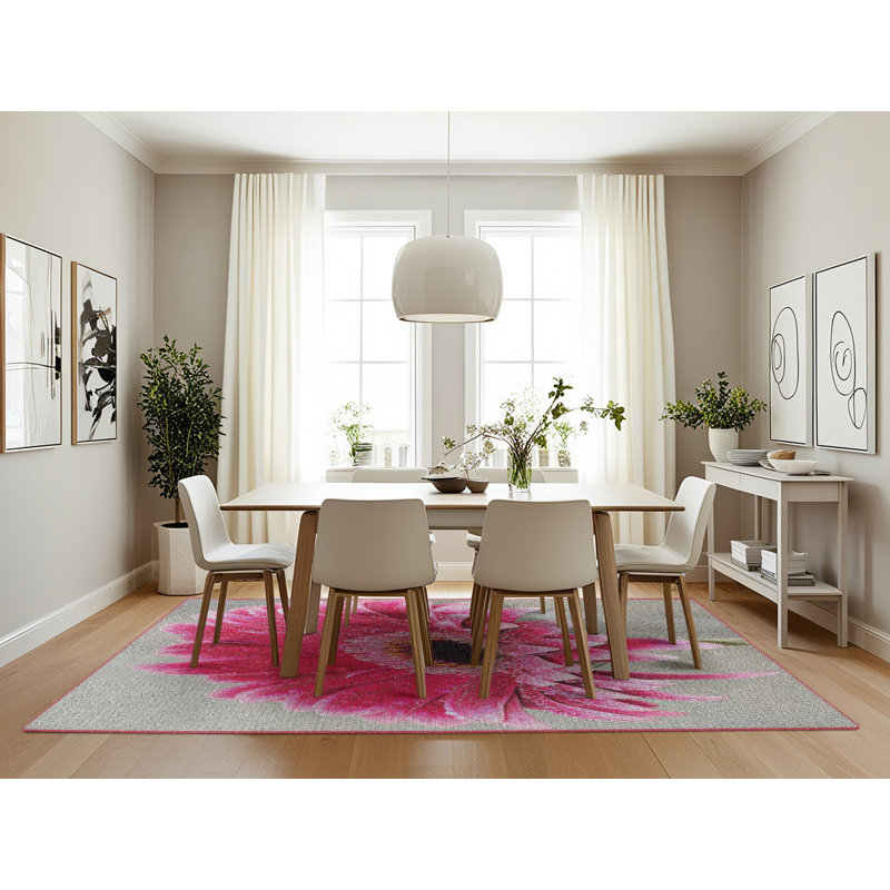 Tapis rose Selen, Rectangle 7 pi x 10 pi