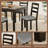 Solid Wood 6-piece Dining Table Set, Modern 58" Wide With 4 Chairs And 1 Bench For Kitchen And Dining Room-400660138