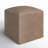 Cupertino Outdoor Leather Upholstered Cube Ottoman
