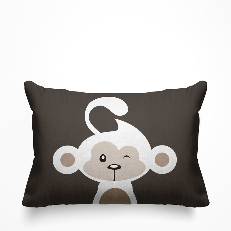 Coussin intérieur Ollie, Taupe, 14 po x 20 po, Rectangle