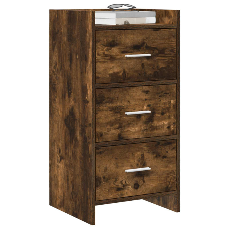 40 cm W Sideboard, Smoked Oak