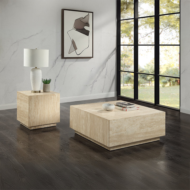 Cirino End Table W/Marble Top