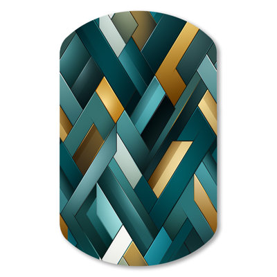 Hinckley - Abstract Metal Art In Irregular Shape