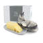 Equestrian Pewter Butter Dish
