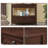 36" Wide 4 - Drawer Credenza Office Storage Cabinet With Open Storage-498799670