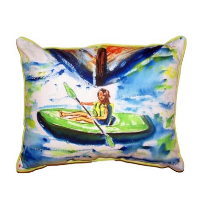 Eva Outdoor Reversible Throw Pillow