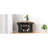56 Inch Kitchen Island With 4 Internal Storage & Power Outlet Rolling Cart Drop Leaf, 47" Wide Top 2 Doors, Black-628008768