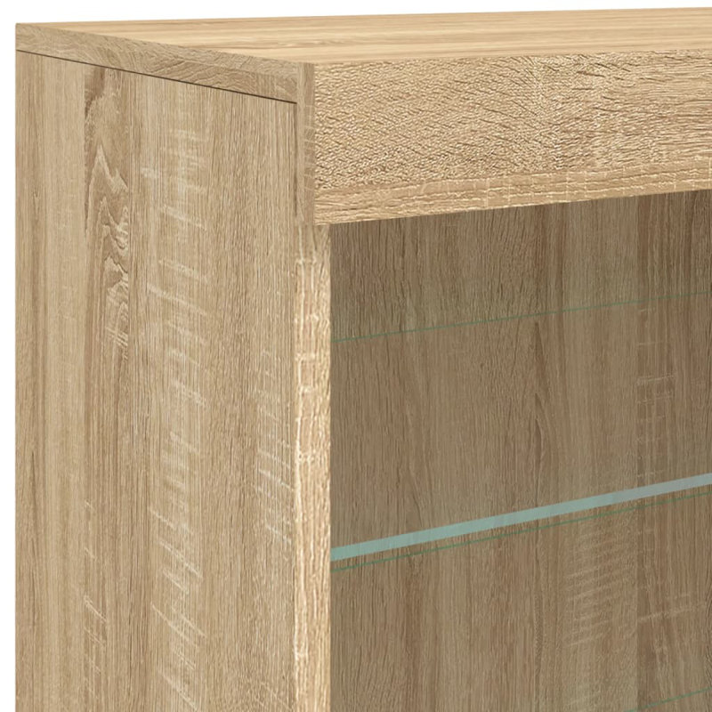 Basibul 181.5cm Sideboard, Sonoma Oak