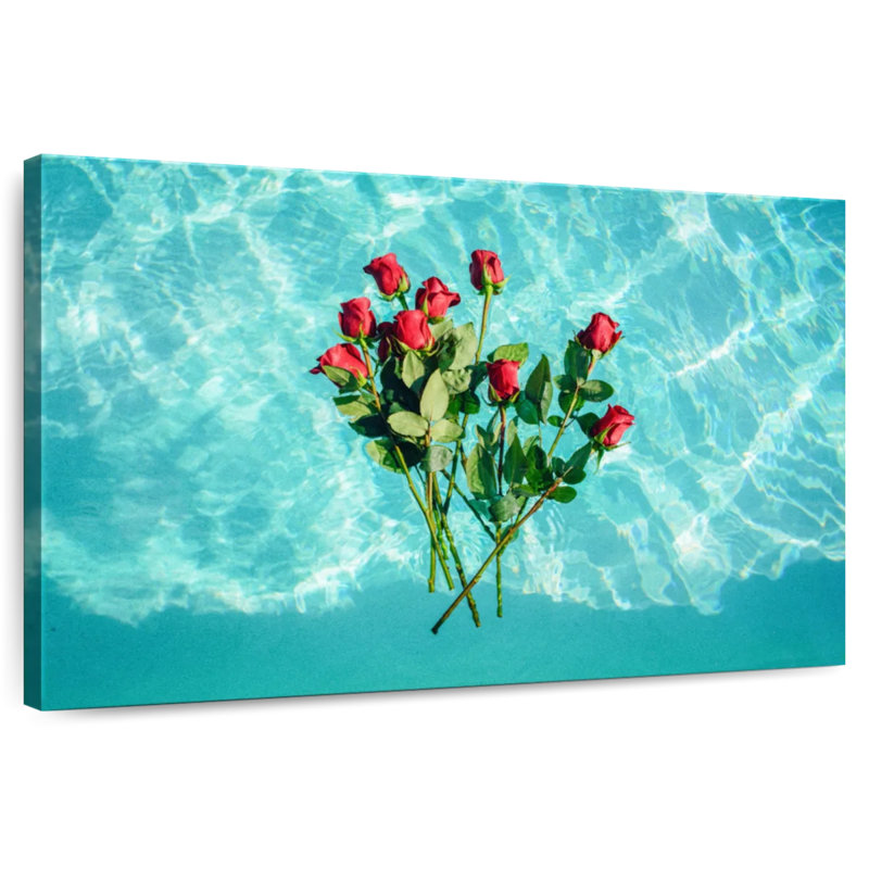 Harnek Pool Of Roses, 26" H x 39" W