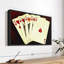Royal Flush, reproduction sur toile-571953433