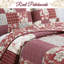 Ensemble de courtepointe réversible 3 pièces en coton de style moderne & contemporain-31247302