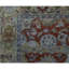 Wool Oriental Area Rug in Rust/Green/Gray