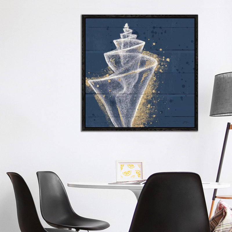 Calm Seas VIII by Janelle Penner - Gallery-Wrapped Canvas Giclée on Canvas, 93.98 cm H x 93.98 cm W, Black Floater Framed